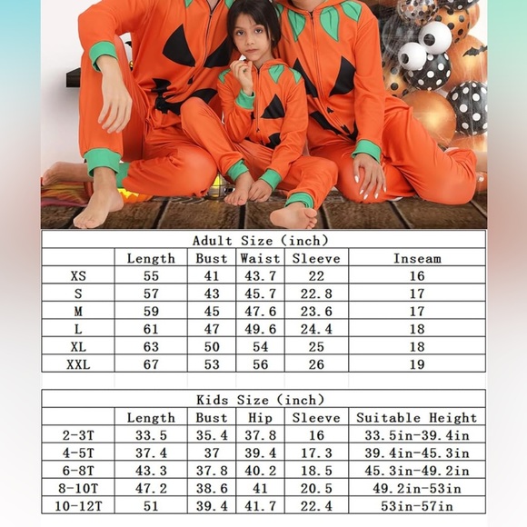 Amazon Halloween Pumpkin Costume Onesie Pajamas —men’s Large - Picture 5 of 5